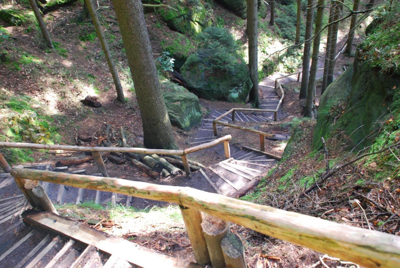 Ferienoase Hinterhermsdorf Extérieur photo
